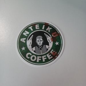 Tokyo Ghoul x Anteiko Coffee x Starbucks anime sticker 🖤(3/10$)🖤